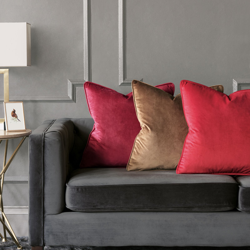 Vesper Reversible Throw Pillow, Copper