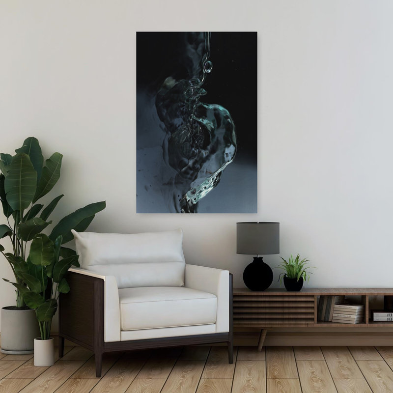 Art contemporain contemporain abstrait, H 36 po x l 24 po