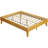 Multi-sized Wooden Platform Bed Frame with Sturdy Slat Support-1063669418-1063669413