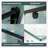 44" - 48" W x 71" H Pivot Swing Semi-Frameless Shower Door with 1/4" (6mm) Crystal Clear Tempered Glass-107686589