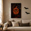 Art mural sur toile Glow Neon Pumpkin-46705861
