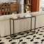 Console étroite, table de vestibule enveloppée haut de gamme