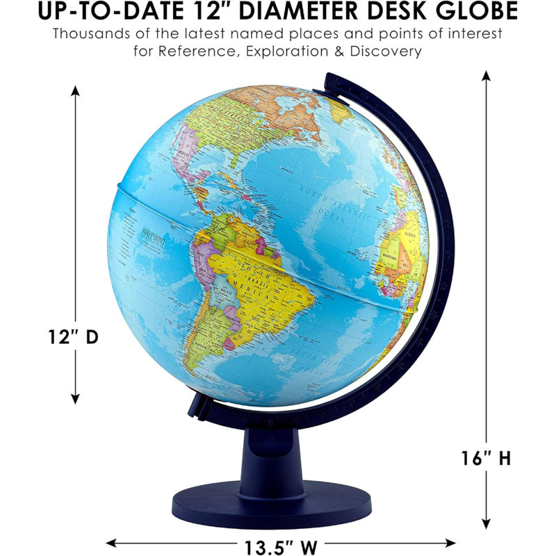 Scout Student Desk World Globe
