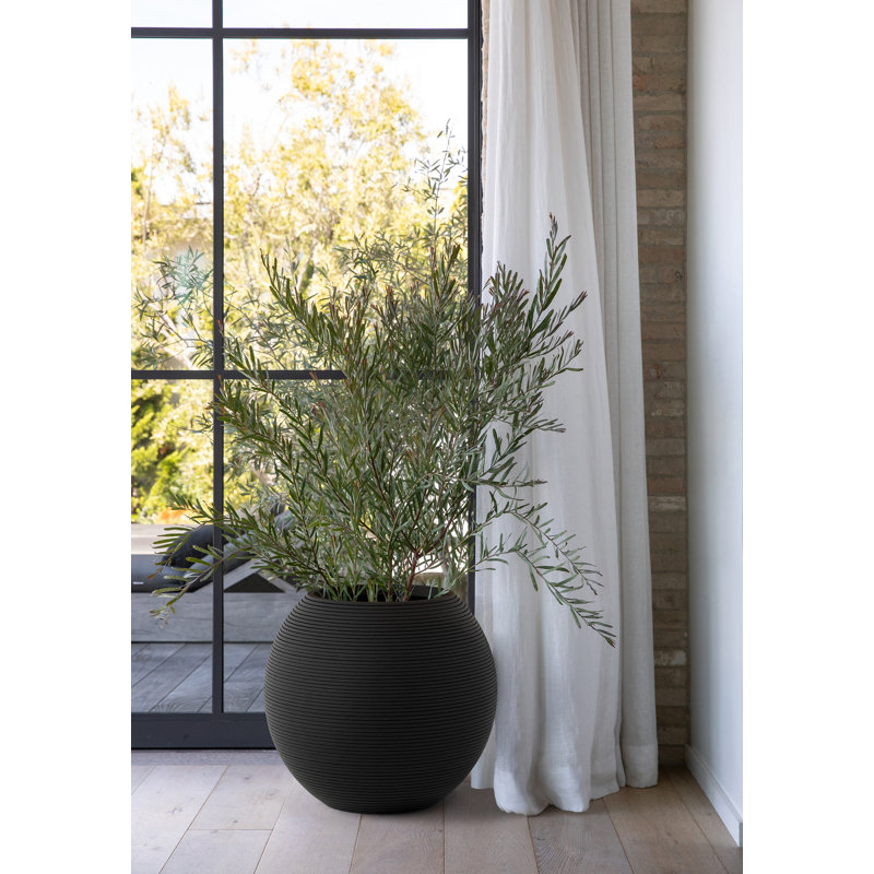 Jardinière Veradek Strata Series 18 "- paquet de 2, 2, Noir