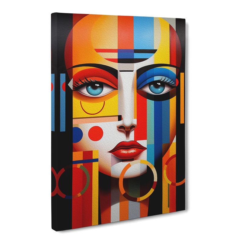 Rainbow Constructivism - No Frame Print, 60cm H x 40cm W x 3cm D