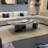Stainless steel marble floating coffee table-104250918