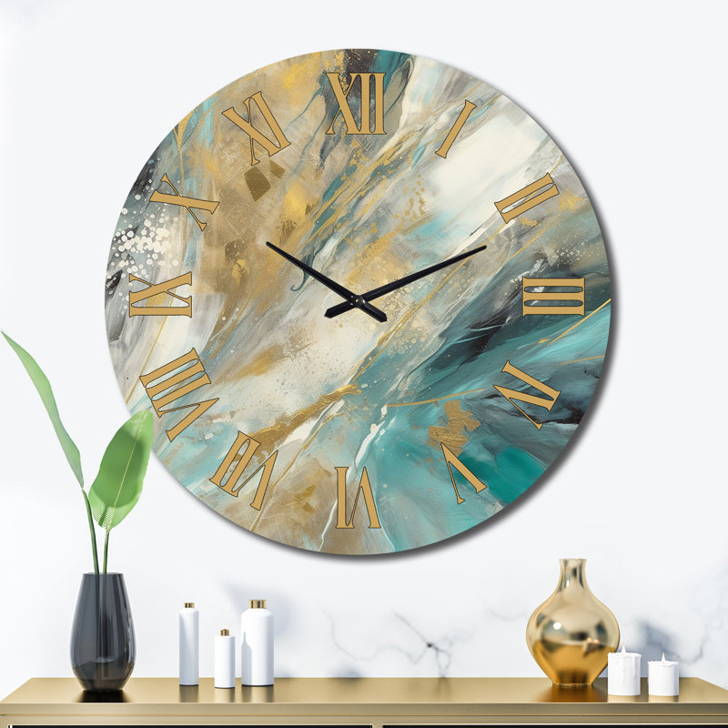 Metal Wall Clock, Extra Large