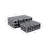 Decorative Box with Lid for Home - Decorative Storage and Organizer Keepsake Box with Abstract Pattern - Modern Print Boxes for Jewelry, or Trinkets in Living Room, Bedroom, or Office - Set of 2, 11", Black