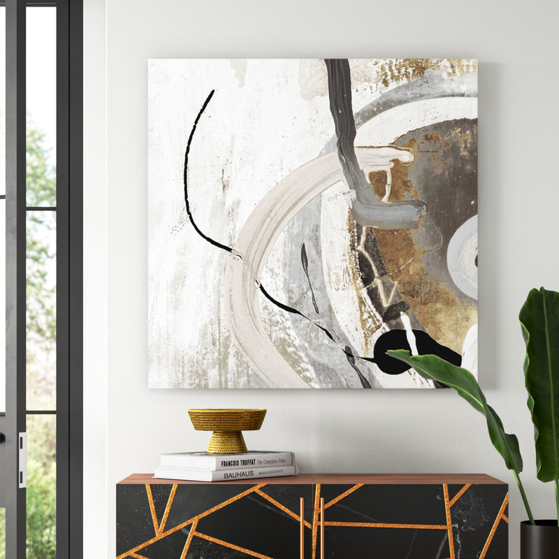 " Tangled II " Painting Print, Wrapped Canvas, 36" H x 36" W