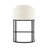 27" H Counter Height Bar Stools Set of 3, Modern Counter Stools with Curved Backrest and Arms, Black Metal Frames, Linen Fabric Upholstered Barstools for Kitchen Island, Home Bar-318224783