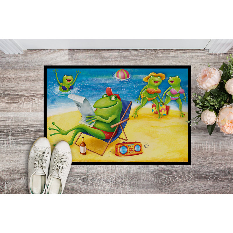 Fentes Non-Slip Outdoor Doormat, Rectangle 1'6" x 2'3"
