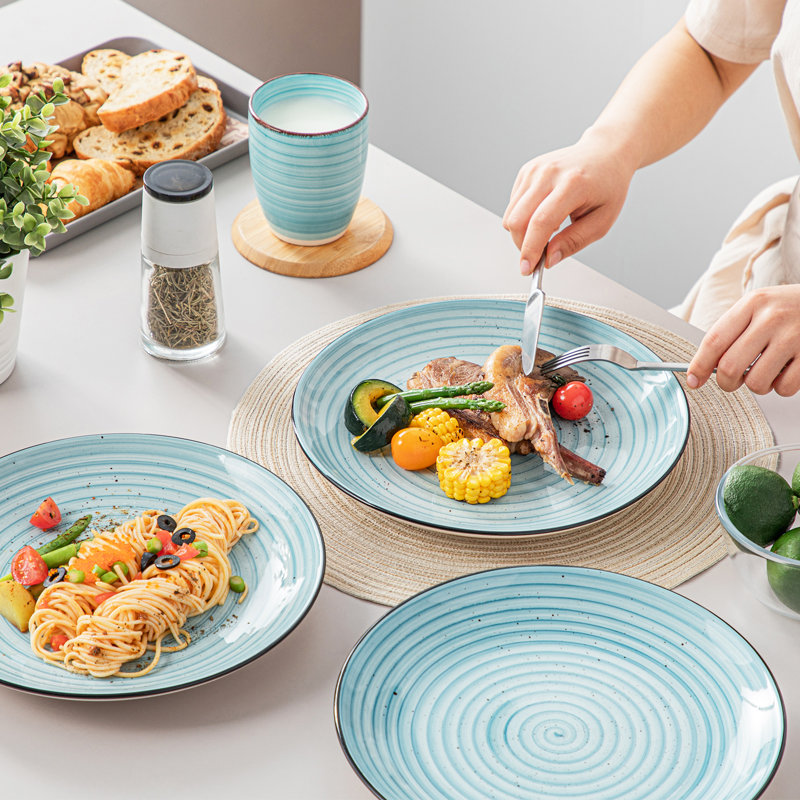 Blue Dinner Plates  , Blue
