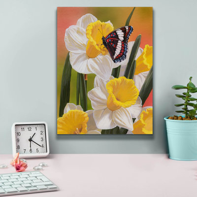 " Daffodils Butterfly " by William Vanderdasson