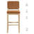 Reid Vegan Leather Bar Chair-973462384-973462414