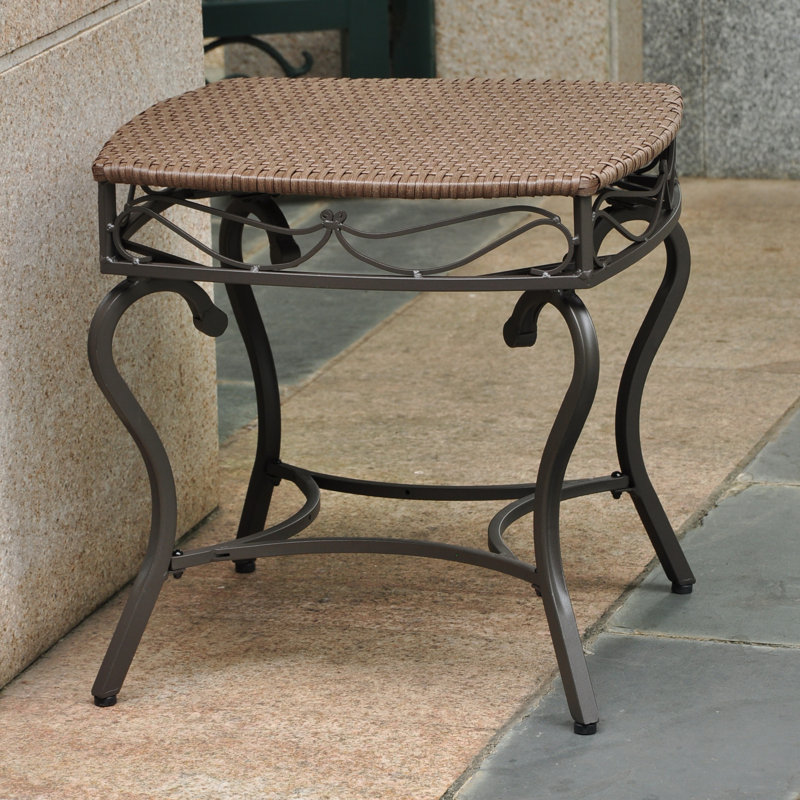 Table d'appoint Arvi, Brun antique