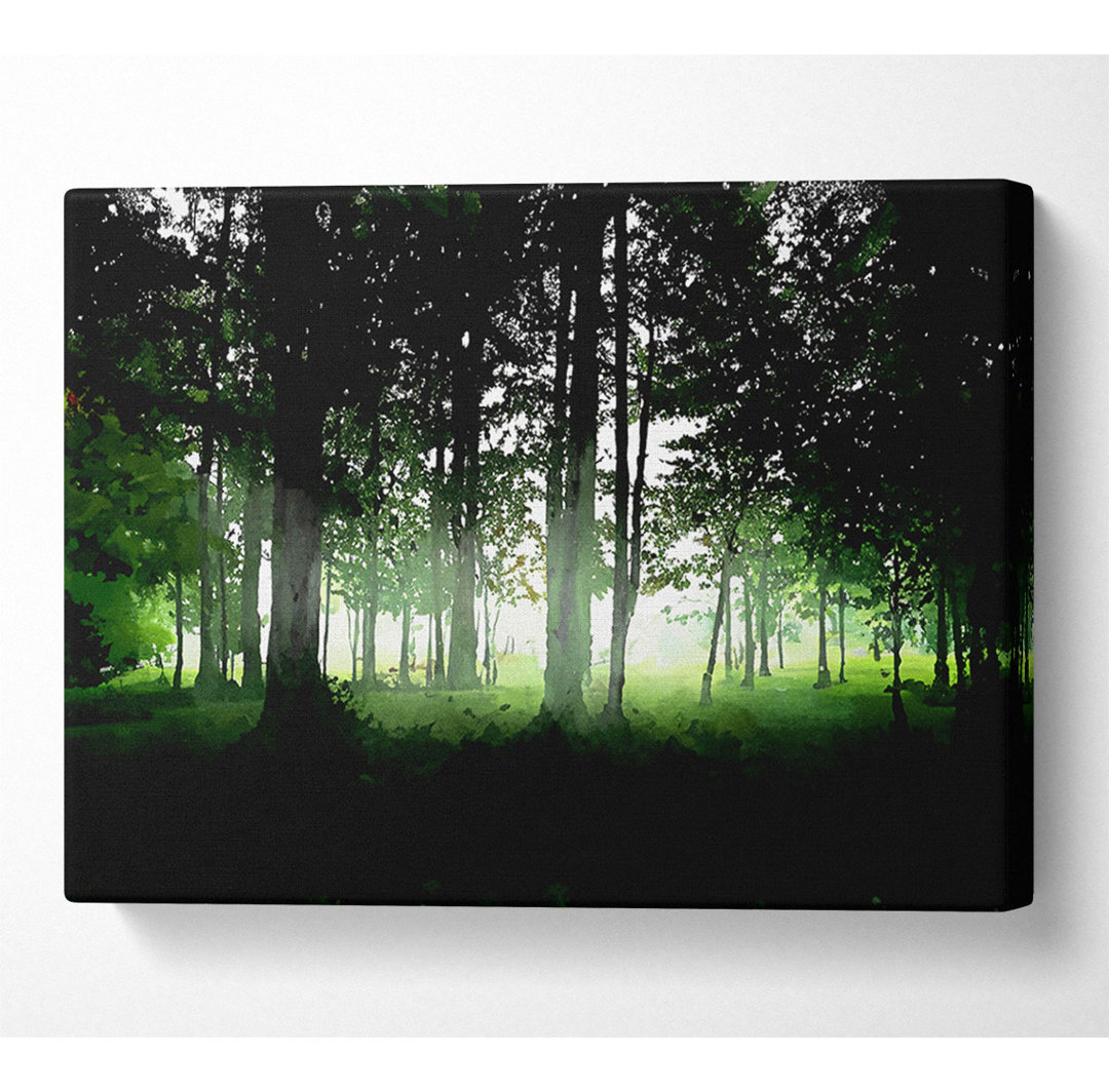 Woodland Mist - Kunstdrucke auf Leinwand - Wrapped Canvas