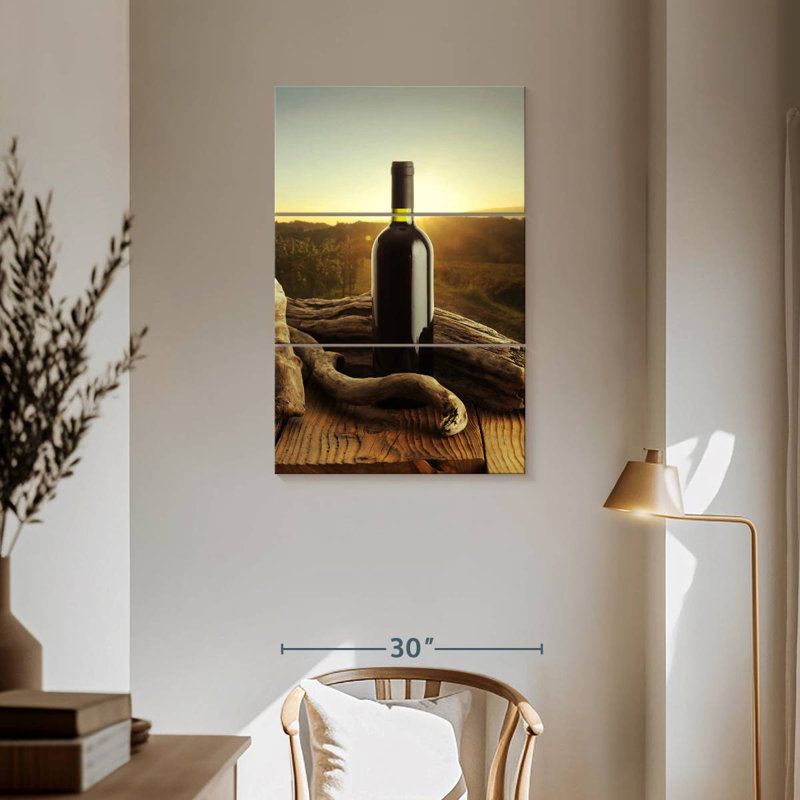 Vin rouge Yarlin Vineyard, H 57 po x l 36 po