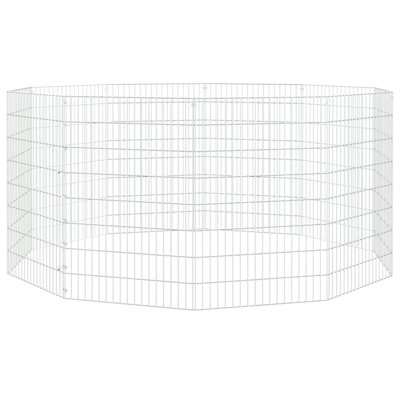 Tucker Murphy Pet™ Free Range Animal Enclosure 10-Panel Galvanized Iron