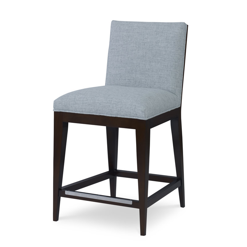 Logan Bar & Counter Stool, Margaret Lipstick, American Walnut, Bar Stool (30" Seat Height)
