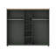 Nielsine 5 Door Manufactured Wood Wardrobe-2115532807