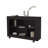 Console Table In Melamine With Open Storage-1379097590