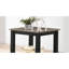 Table de bout simple en bois d'hévéa