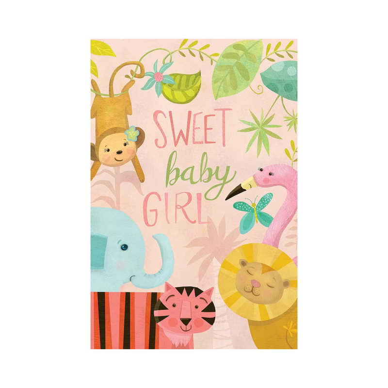 Jungle Baby I 1 Piece Wrapped Canvas Painting, 20.32 cm H x 30.48 cm W