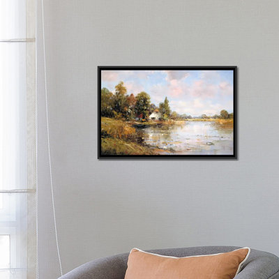 « aan de waterkant iv », impression sur toile