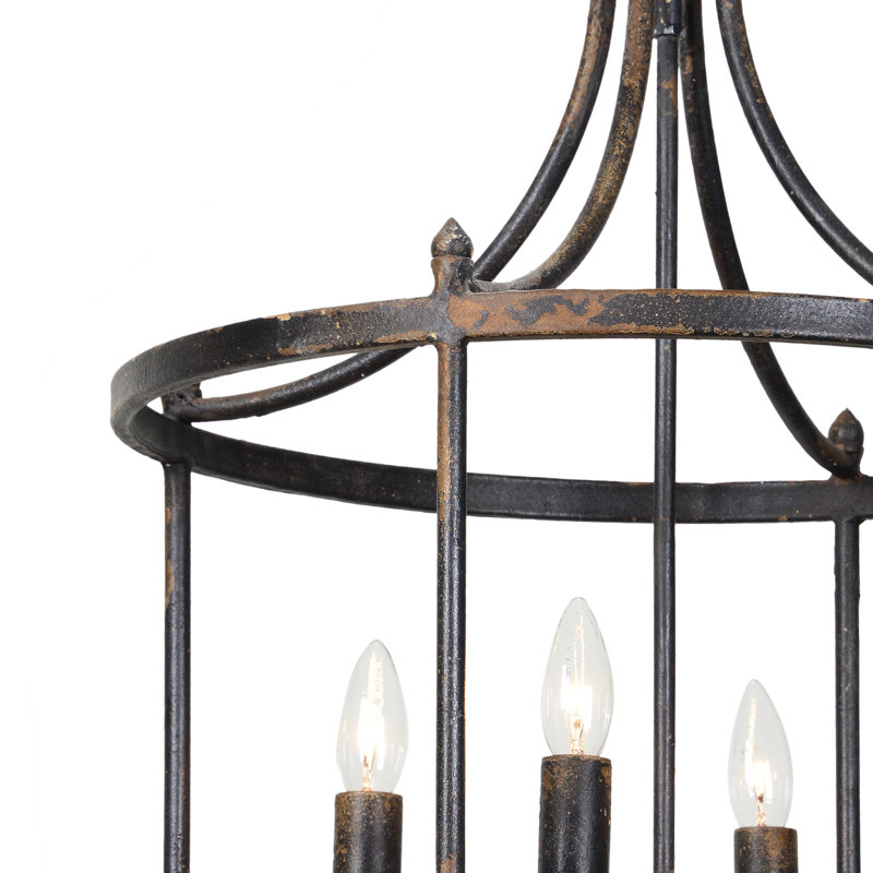 Mavis 4 - Light Dimmable Drum Chandelier