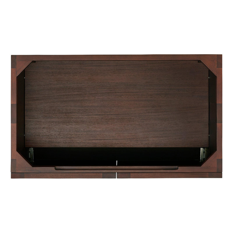 36" Delavan Vanity With Undermount Sink, Carrara Marble, Rectangular , No Faucet Hole