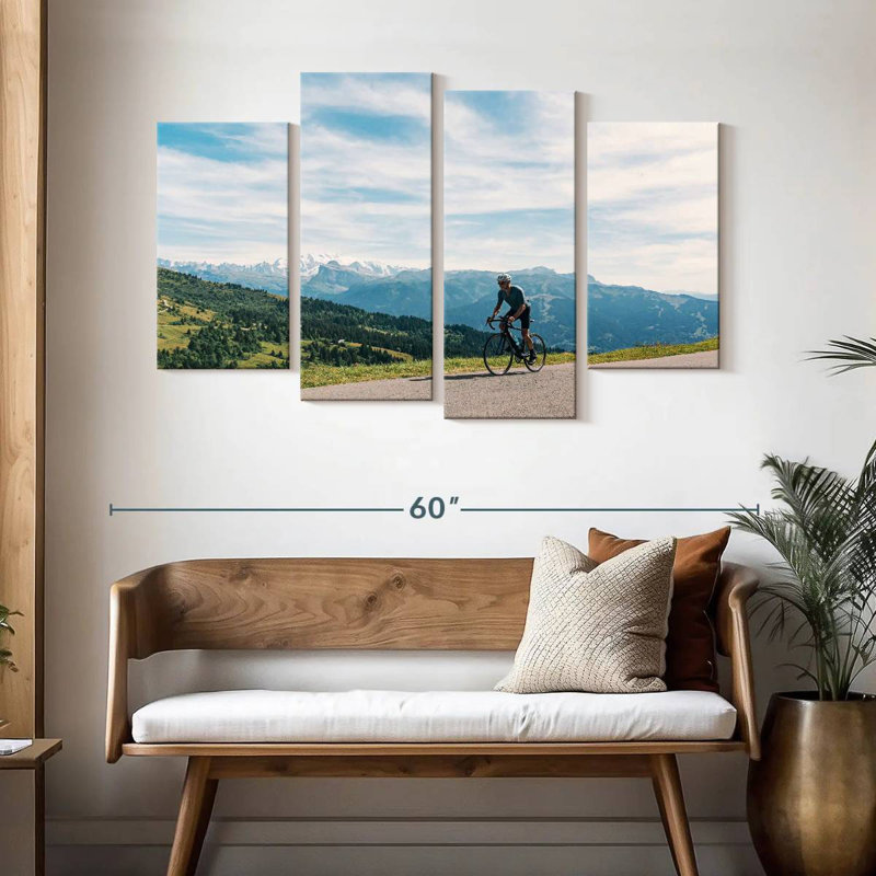 Senne Alps Cycling, 32" H x 52" W