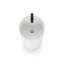 Lavabo de salle de bain rond à surface solide avec lavabo simple 35 po Pensen