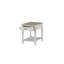 Table d'appoint avec tiroir et tablette ouverte
