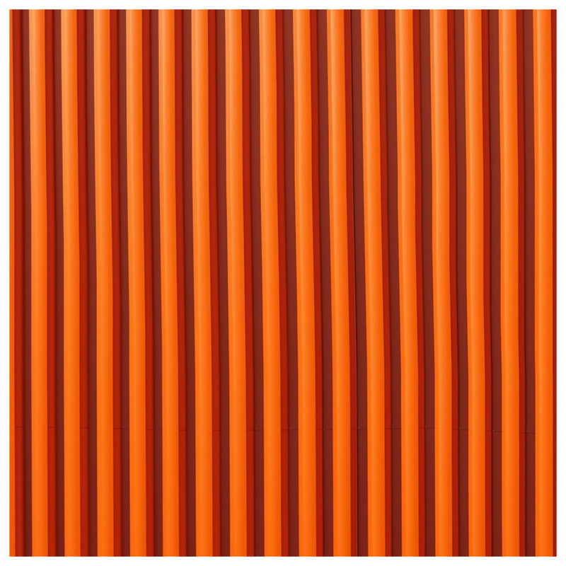 Couvertures orange à rayures verticales, 50in W x 60in H