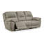 Canapé inclinable Zane, ports de chargement USB, simili suède-110740908-110740911