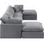 Ensemble modulaire de coin en velours 6 pièces Itala-94482499