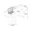 Bureau blanc avec plaque Creative Rock-1458944841