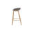 Bromsey Upholstered Counter Stool with Metal Frame