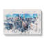The Beauty of the Chicago Skyline Watercolour - Wrapped Canvas-56658441
