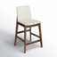 Tabouret de comptoir Anrey en PVC blanc-106893893-118865715