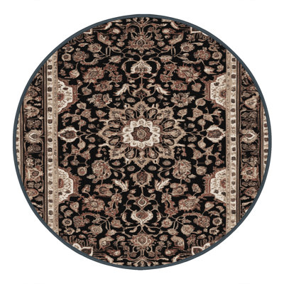 Tapis brun lavable à la machine