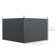 Paroi latérale en tissu gris Outsunny