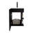 Siena Compact Vanity Cabinet, Single Door, Two Open Side Shelves, Space-Saving Design, Melamine,Bathroom Storage Unit-636035404