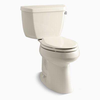 Highline 1.28 GPF Water Efficient Elongated Two-Piece toilet (Seat Not Included)
