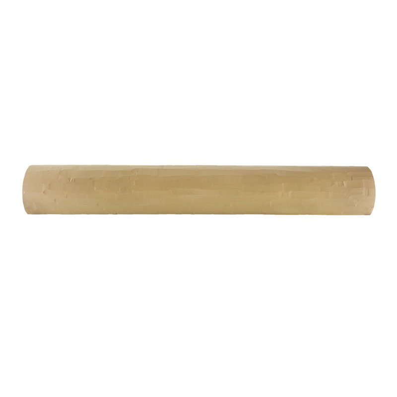 Heritage Timber Adobe Peeled Faux Wood Log Beam, Round, 6"W x 4 1/2"H x 72"L, Primed Tan Finish, Primed Tan, Does Not Apply