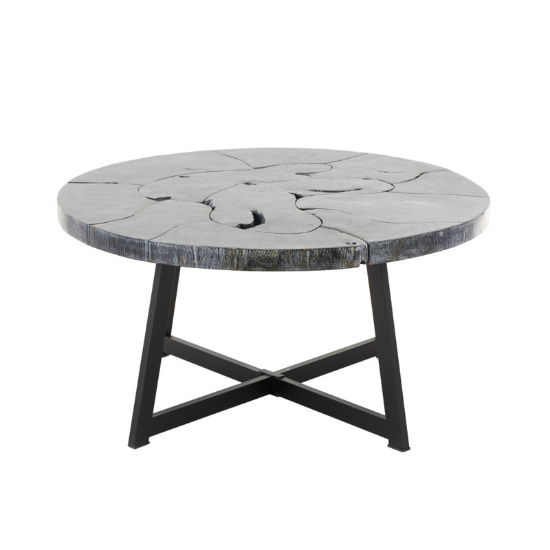 Solid Wood Top Coffee Table