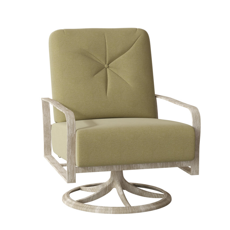 Chaise à bascule Fremont, Noir texturé, Denver Scarlett Sunbrella®