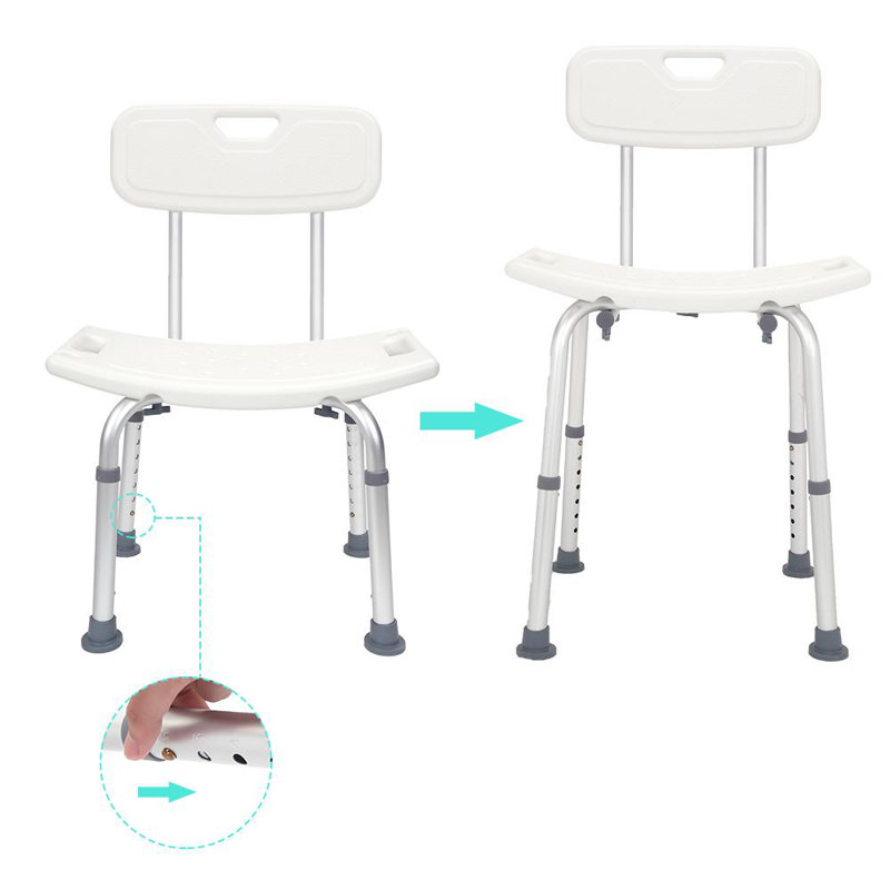 Chaise de douche ajustable