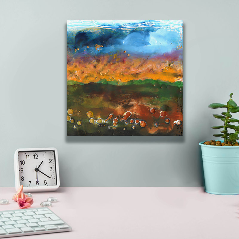  «Fable 1» par Alicia Longley, art mural sur toile, 12 po x 12 po