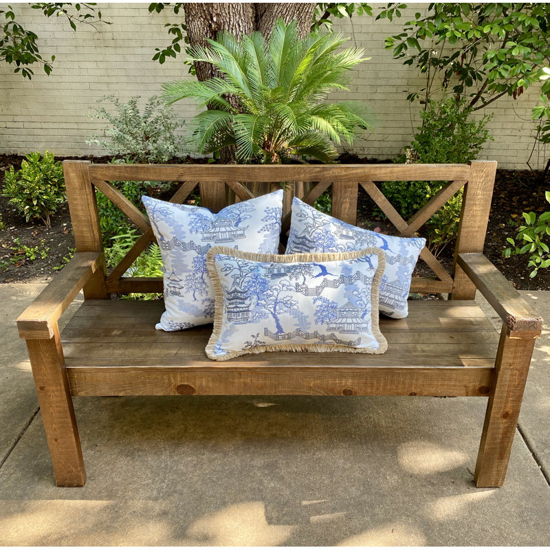 Tropical Shadows Sapphire Sunbrella® Fabric